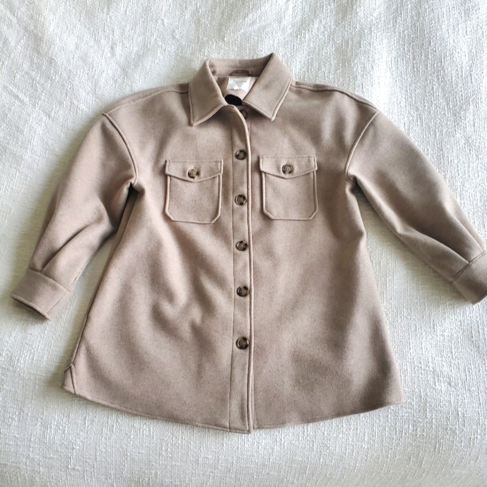 Avec Les Filles oversized shirt jacket
